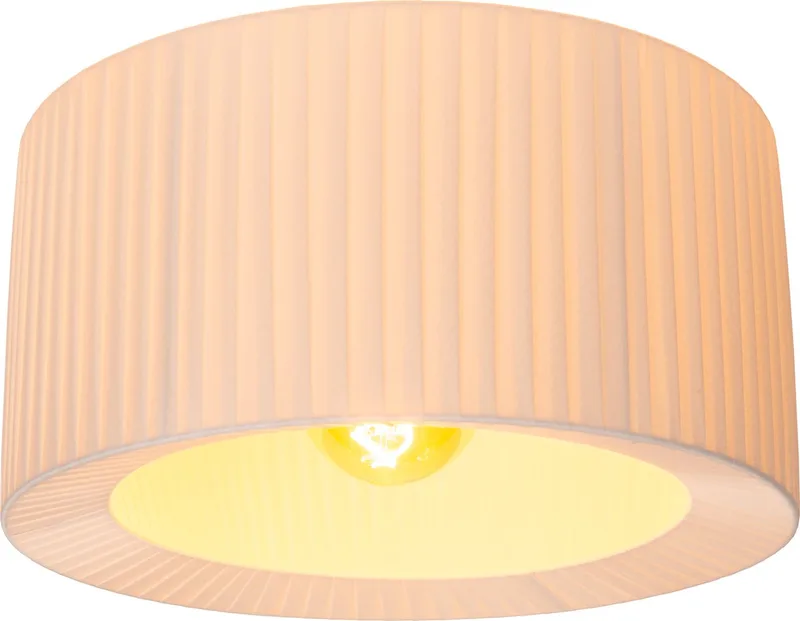 FOLD - Plafonnière (Plafondlamp) - Ø 40 cm - 1xE27 - Japandi fra Lucide i Hvid – produktbillede