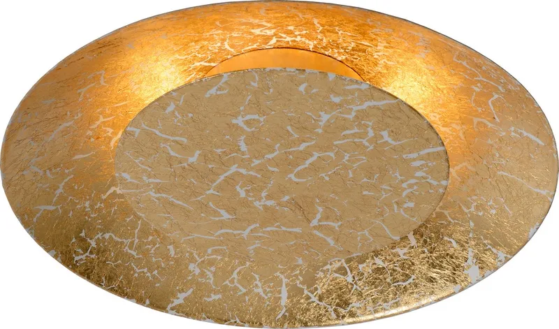 FOSKAL - Plafonnière (Plafondlamp) - Ø 21,5 cm - LED - 1x6W 2700K by Lucide in Brass – product photo