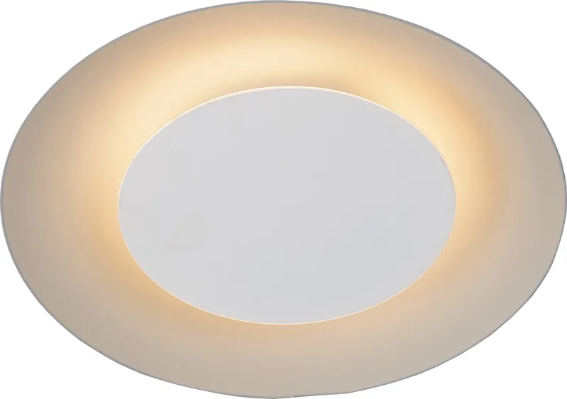 FOSKAL - Plafonnière (Plafondlamp) - Ø 21,5 cm - LED - 1x6W 2700K från Lucide i Vit – produktbild