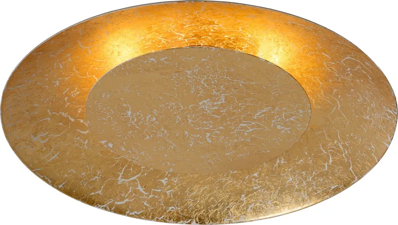 FOSKAL - Plafonnière (Plafondlamp) - Ø 34,5 cm - LED - 1x12W 2700K de Lucide en Laiton – photo produit