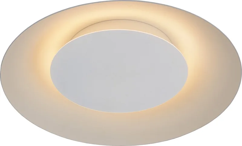 FOSKAL - Plafonnière (Plafondlamp) - Ø 34,5 cm - LED - 1x12W 2700K fra Lucide i Hvid – produktbillede