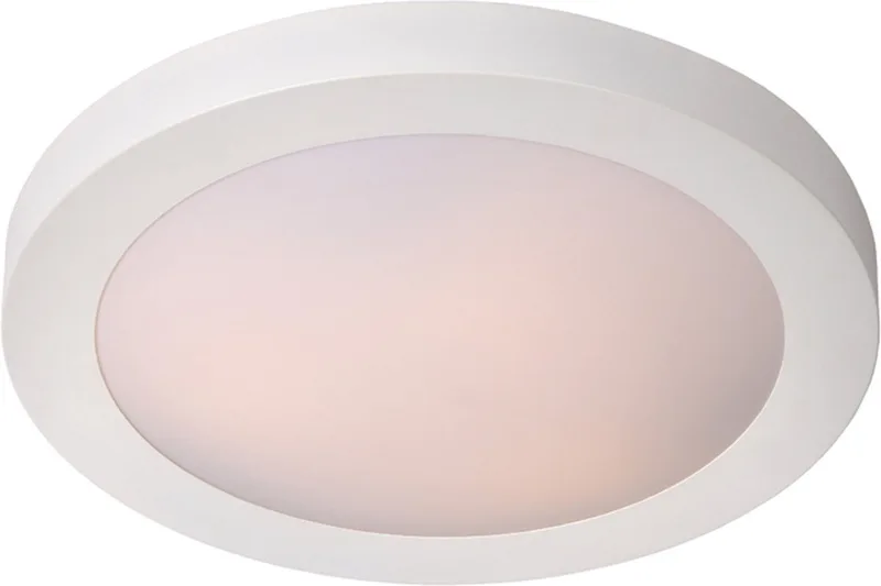 FRESH - Plafonnière (Plafondlamp) Badkamer - Ø 27 cm - 1xE27 - IP44 fra Lucide i Hvid – produktbillede