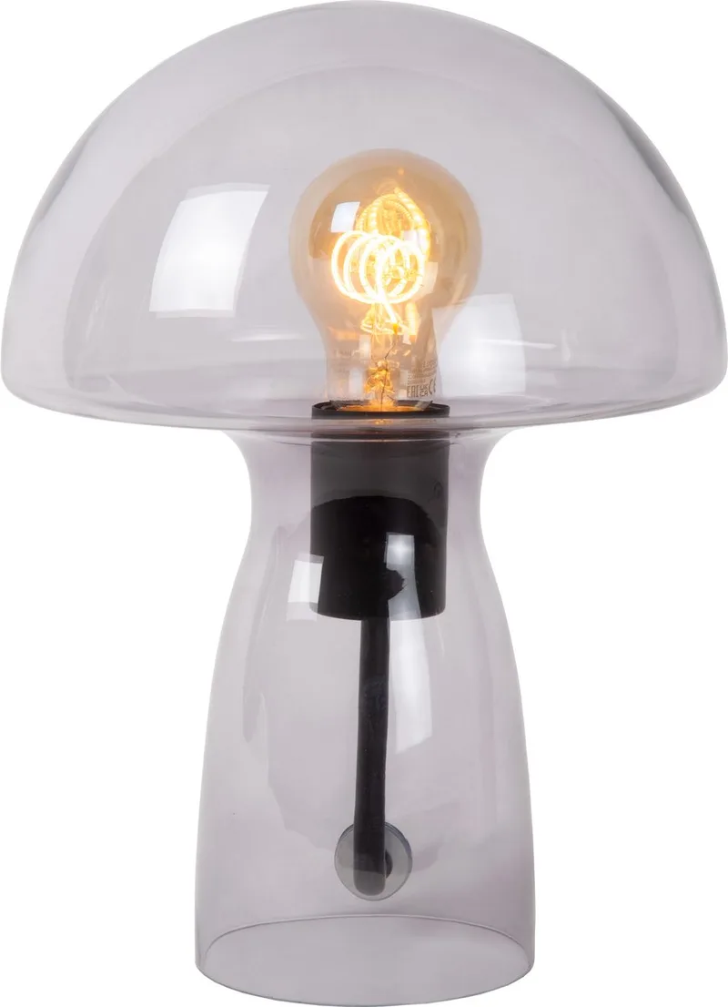 FUNGO - Tafellamp - 1xE27 van Lucide in Fumé – productfoto
