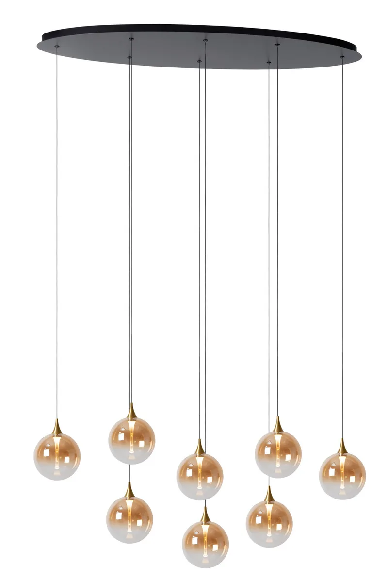 GISELA - Hanglamp - LED Dimb. - 8x3,9W 2700K - Amber - Premium de Lucide – photo produit