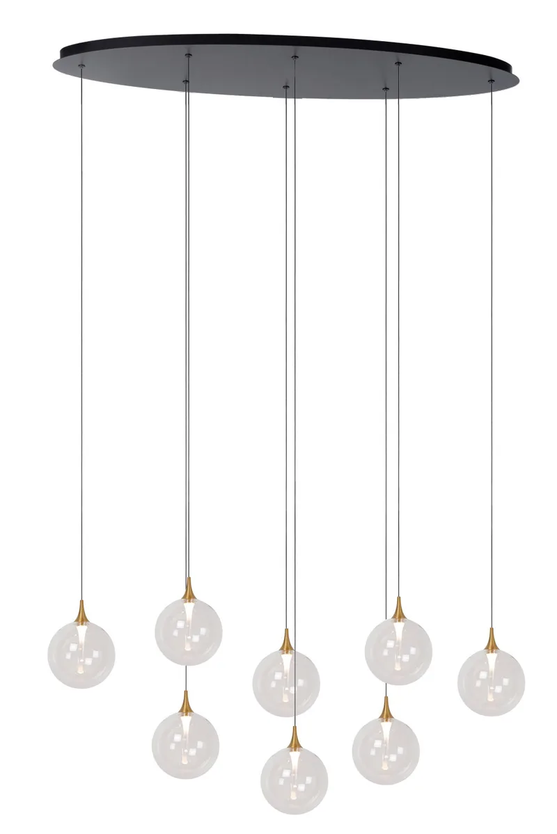 GISELA - Hanglamp - LED Dimb. - 8x3,9W 2700K - Transparant - Premium von Lucide – Produktfoto
