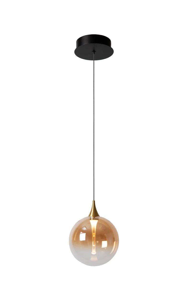 GISELA - Hanglamp - Ø 16 cm - LED Dimb. - 1x5W 2700K - Amber - Premium de Lucide – photo produit