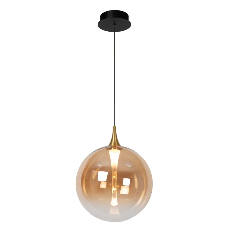 GISELA - Hanglamp - Ø 30 cm - LED Dimb. - 1x9,4W 2700K - Amber - Premium by Lucide – product photo