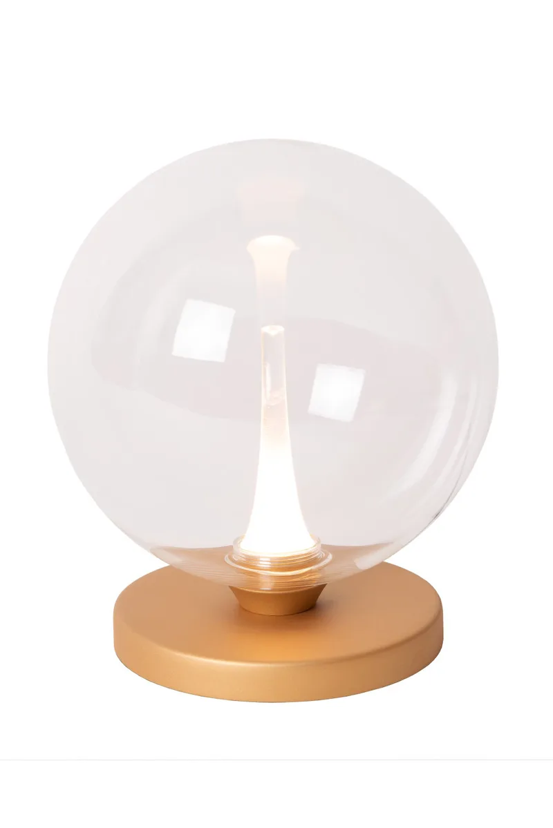 GISELA - Tafellamp - Ø 16 cm - LED Dimb. - 1x5W 2700K - Transparant - Premium de Lucide – photo produit