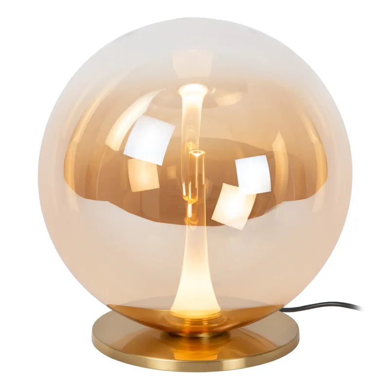 GISELA - Tafellamp - Ø 30 cm - LED Dimb. - 1x12W 2500K - Amber - Premium de Lucide – photo produit