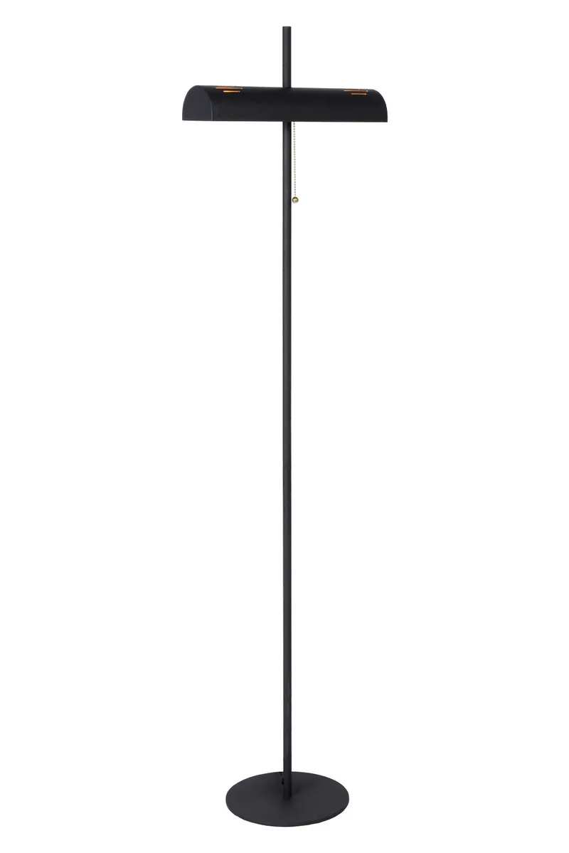 GLENDALE - Vloerlamp - 2xE27 - Zwart von Lucide – Produktfoto