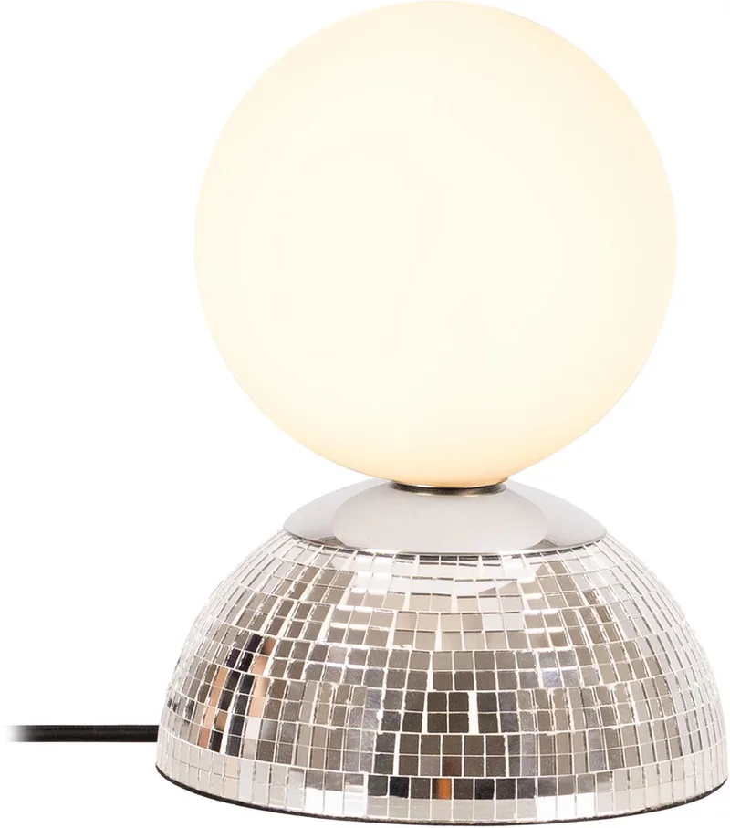 GLITZER - Tafellamp - Ø 14 cm - 1xG9 - Essential by Lucide in Silver – product photo