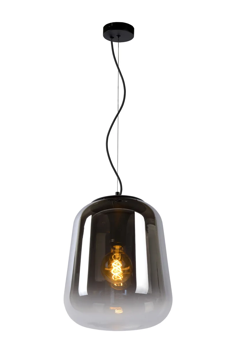 GLORIO - Hanglamp - Ø 32 cm - 1xE27 - Zwart von Lucide – Produktfoto
