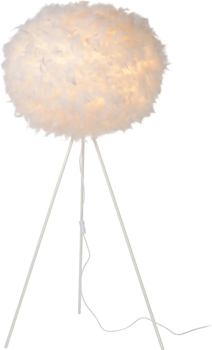 GOOSY SOFT - Vloerlamp - Ø 50 cm - 1xE27 de Lucide en Blanc – photo produit