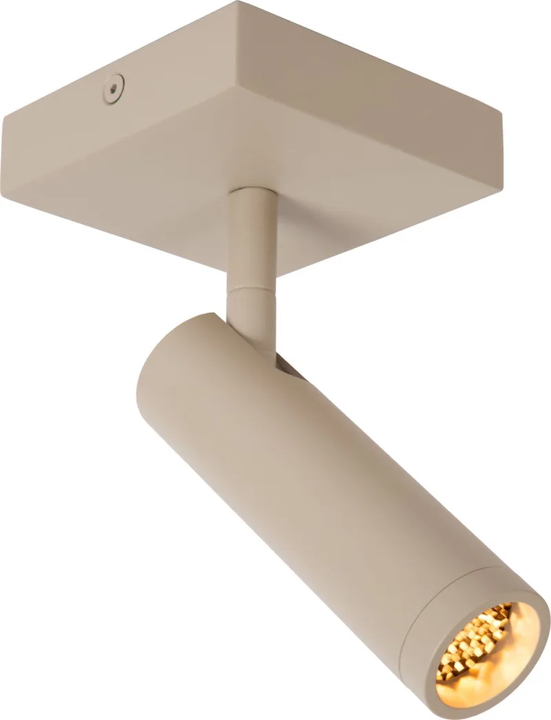GRADO - Plafondspot (Plafondlamp) - 1xGU10 (MR11) van Lucide in Taupe – productfoto