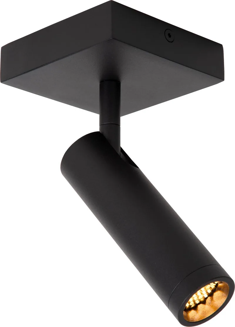 GRADO - Plafondspot (Plafondlamp) - 1xGU10 (MR11) de Lucide en Noir – photo produit