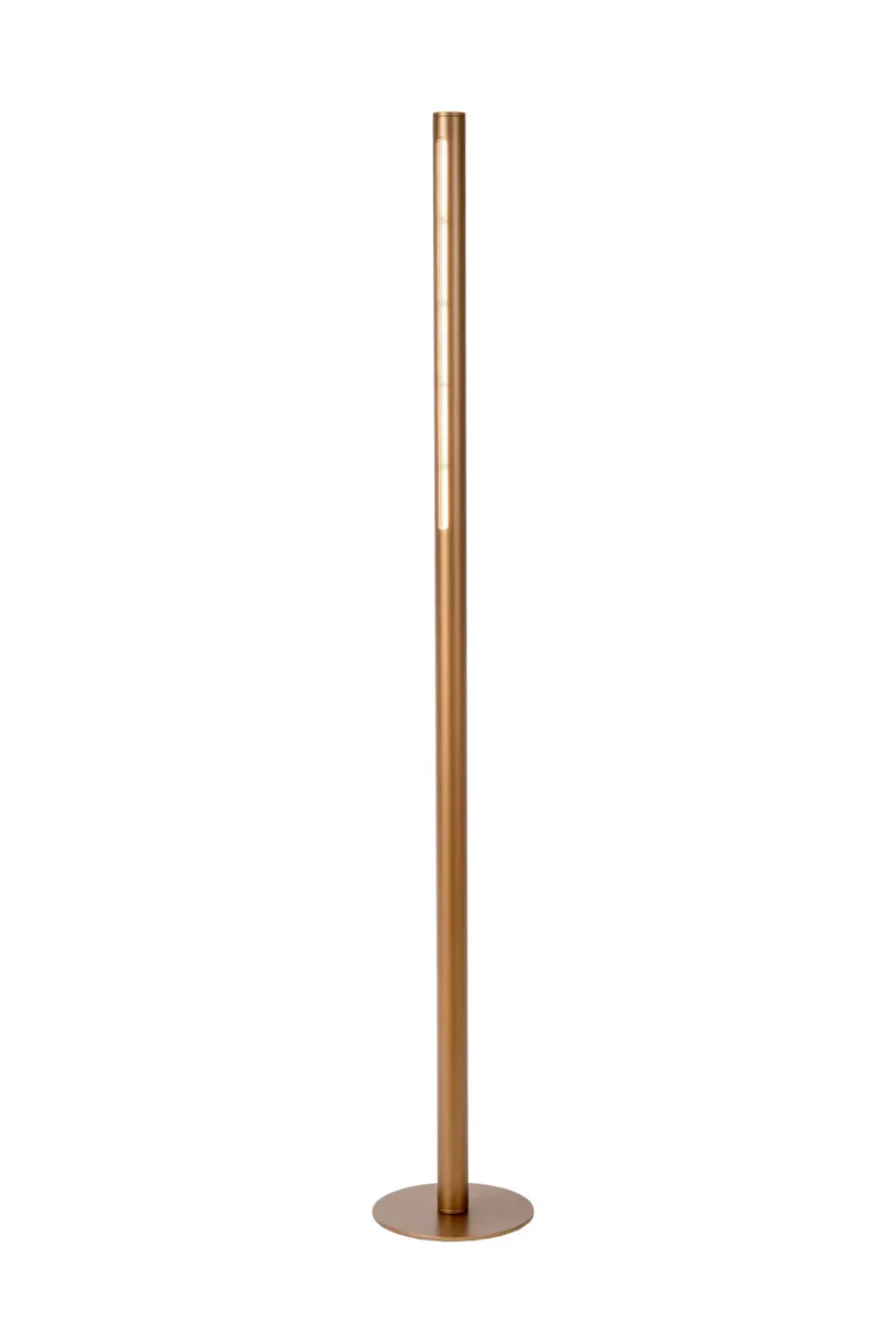 GRIFFITH - Vloerlamp - Ø 21 cm - LED Dimb. - CCT - 1x18W 2700K/4000K - Brons - Premium by Lucide – product photo