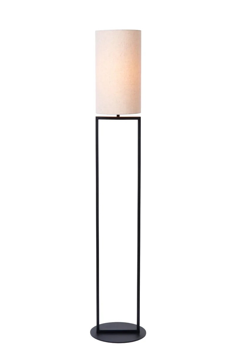 HERMAN - Vloerlamp - Ø 26 cm - 1xE27 - Beige von Lucide – Produktfoto