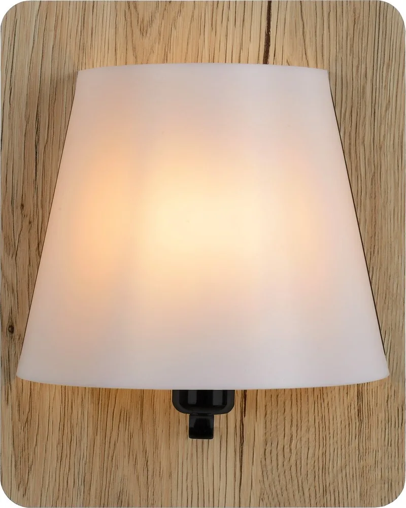IDAHO - Wandlamp - 1xE14 fra Lucide i Licht hout – produktbillede