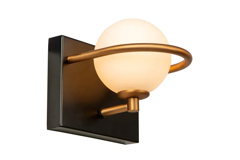 ISOBEL - Wandlamp Badkamer - 1xG9 - IP44 - Zwart von Lucide – Produktfoto