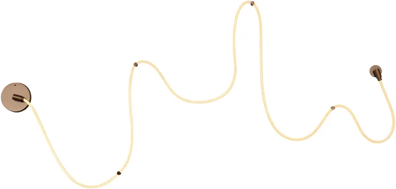 JANDERIN - Wandlamp - LED Dimb. - CCT fra Lucide i Champagne – produktbillede