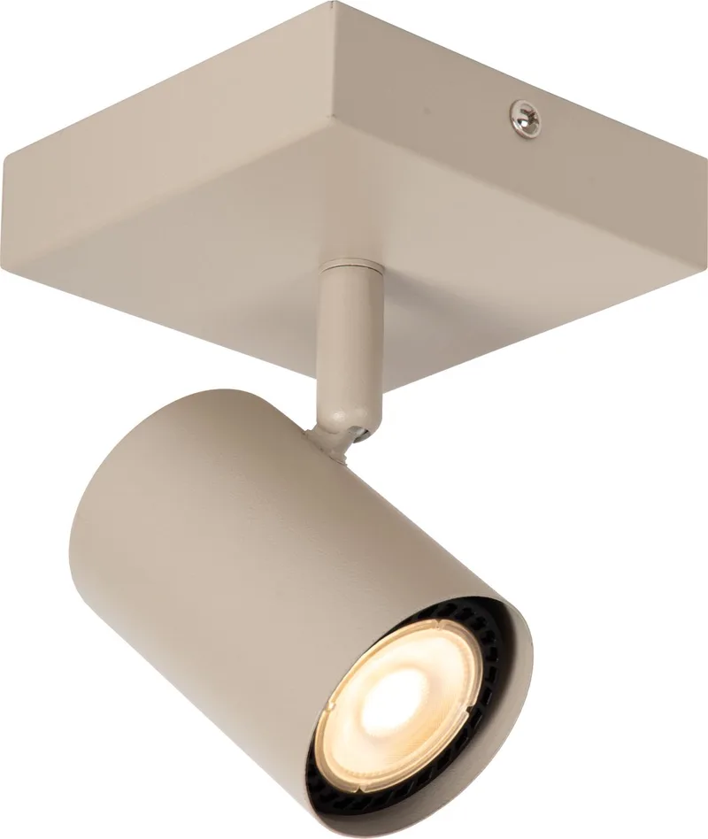 JASPER - Plafondspot (Plafondlamp) - 1xGU10 (MR16) fra Lucide i Taupe – produktbillede