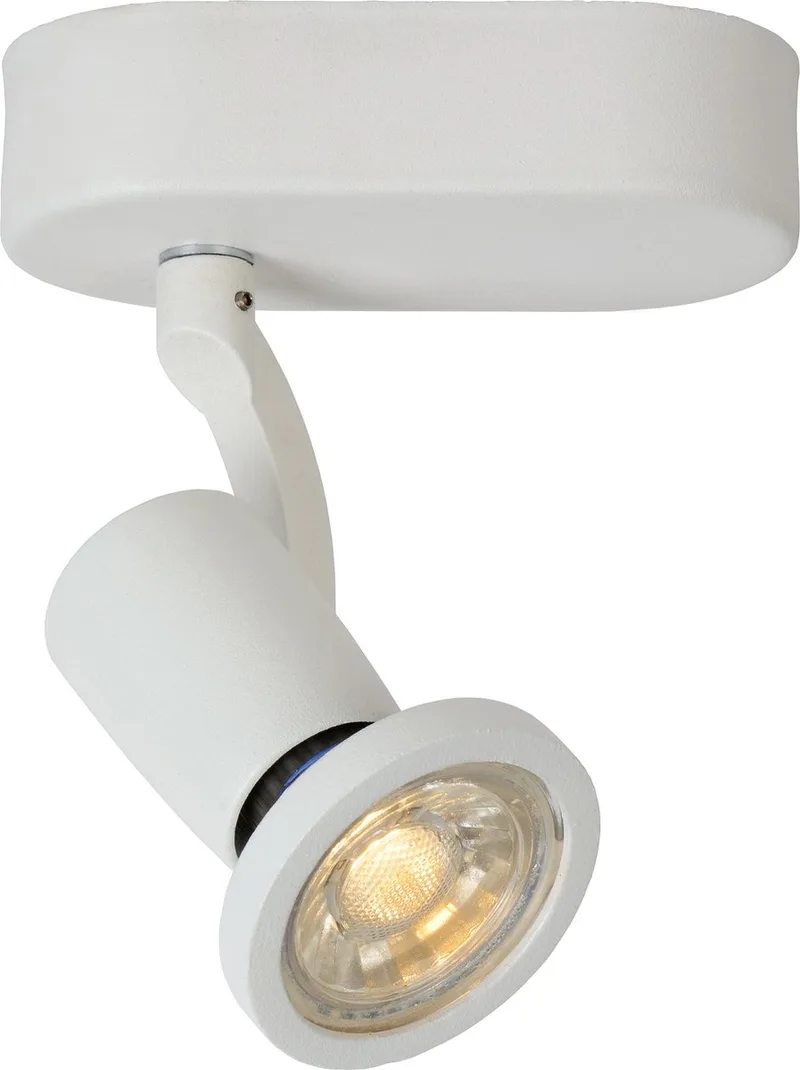 JASTER-LED - Plafondspot (Plafondlamp) - LED - GU10 - 1x5W 2700K von Lucide in Weiß – Produktfoto