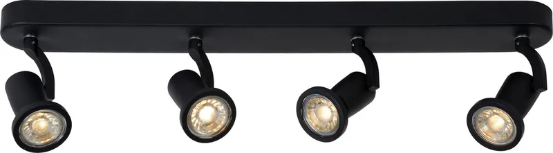 JASTER-LED - Plafondspot (Plafondlamp) - LED - GU10 - 4x5W 2700K de Lucide en Noir – photo produit