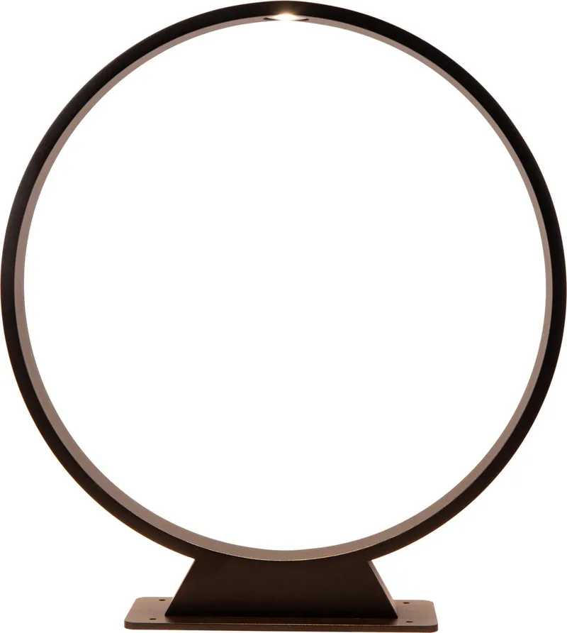 JEREL - Sokkellamp - Ø 40 cm - LED - 1x5W 3000K - IP54 fra Lucide i Sort – produktbillede