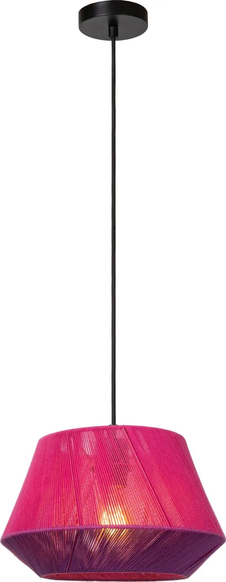 JESSICA - Hanglamp - Ø 30 cm - 1xE27 - Japandi fra Lucide i Lyserød – produktbillede