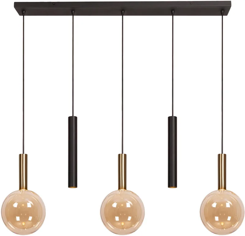 JOSIANE - Hanglamp - 3xG9 - Vibes de Lucide en Noir – photo produit