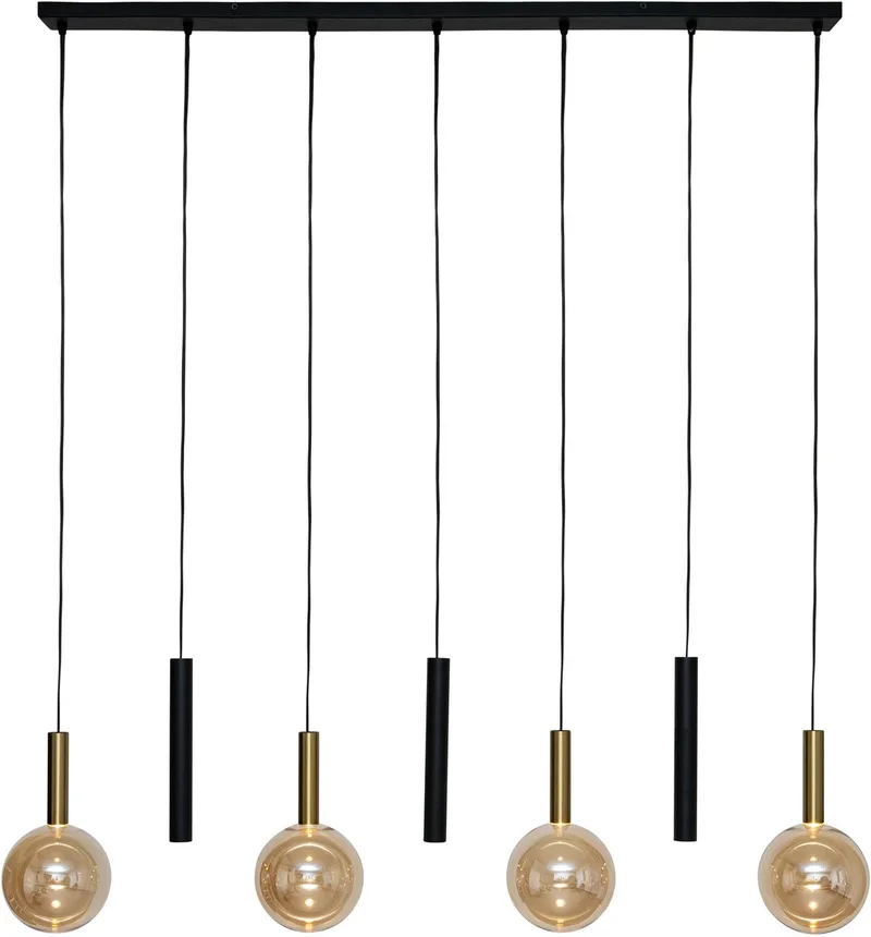 JOSIANE - Hanglamp - 4xG9 - Vibes von Lucide in Schwarz – Produktfoto