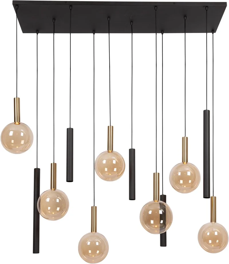 JOSIANE - Hanglamp - 7xG9 - Vibes de Lucide en Noir – photo produit