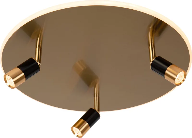 JUBEL - Plafonnière (Plafondlamp) - Ø 48 cm - LED - CCT - 2500K/3000K - Mat Goud / Messing von Lucide in Mat Goud, Messing – Produktfoto