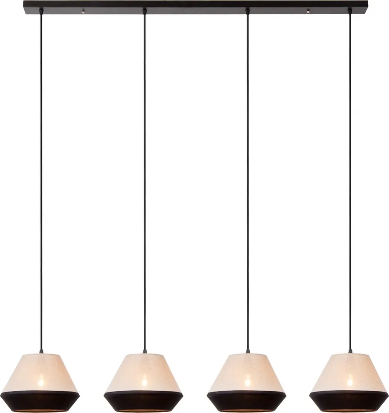 KALA - Hanglamp - 4xE14 de Lucide en Taupe – photo produit