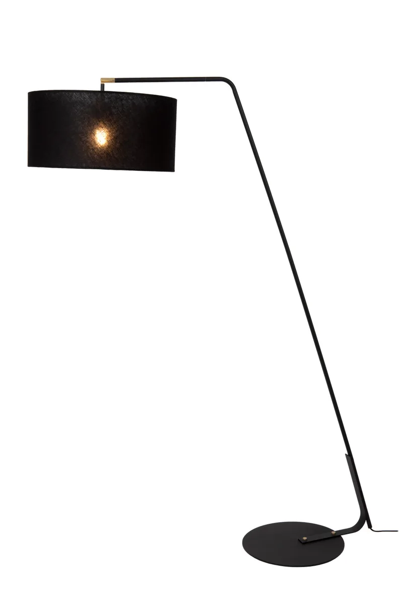 KELSO - Vloerlamp - 1xE27 - Zwart de Lucide – photo produit