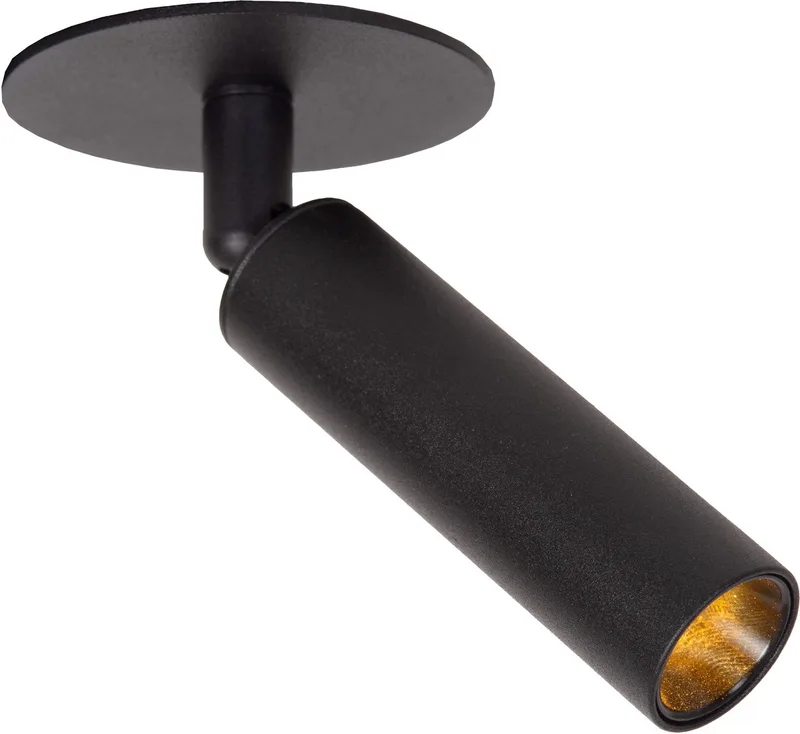 KEONI - Plafondspot (Plafondlamp) - Ø 8 cm - LED - 1xG9 - Essential von Lucide in Schwarz – Produktfoto