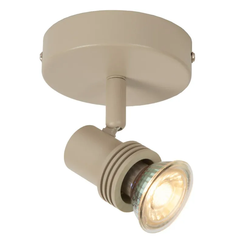 KIANTI - Plafondspot - Ø 10 cm - 1xGU10 (MR16) - Taupe von Lucide – Produktfoto