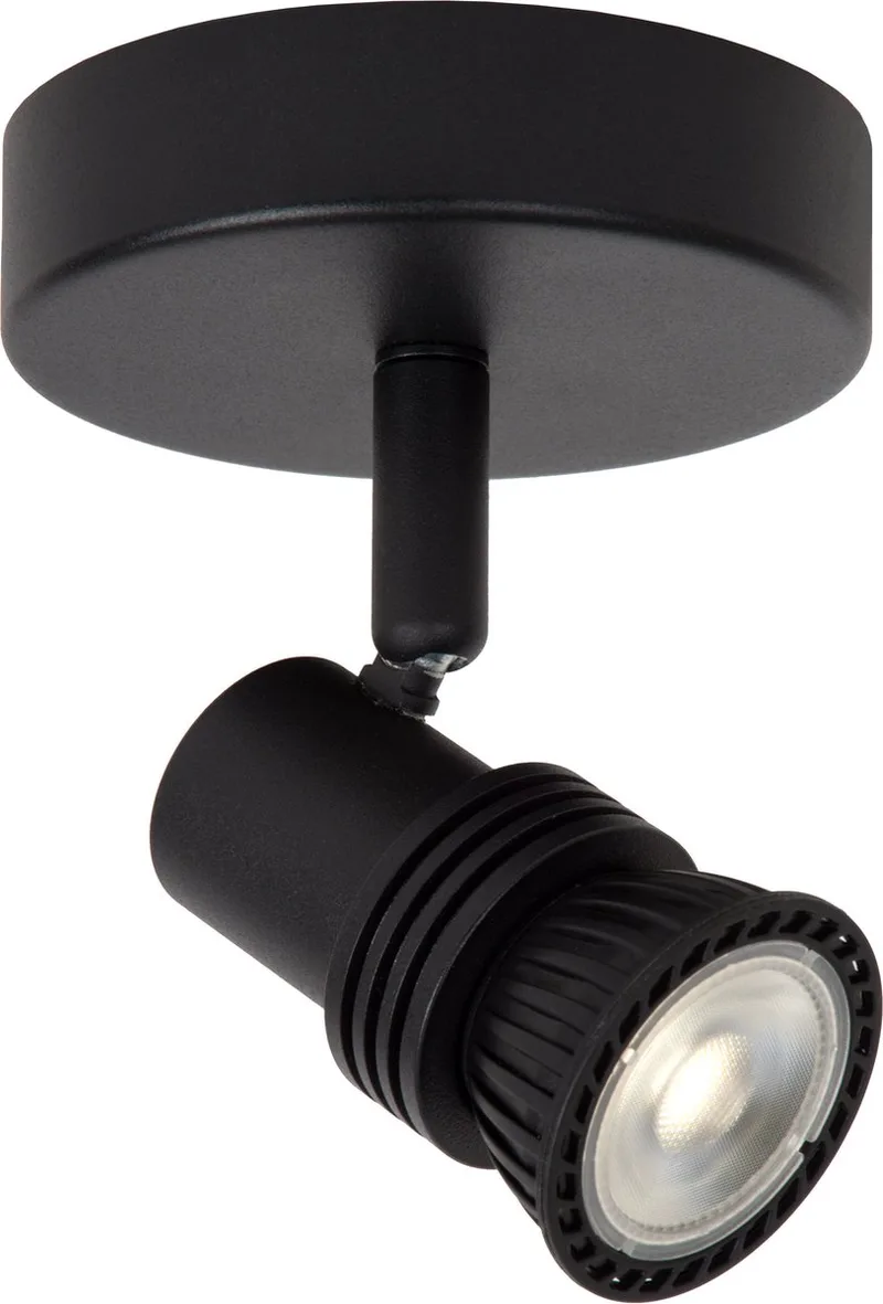 KIANTI - Plafondspot (Plafondlamp) - Ø 10 cm - 1xGU10 (MR16) fra Lucide i Sort – produktbillede