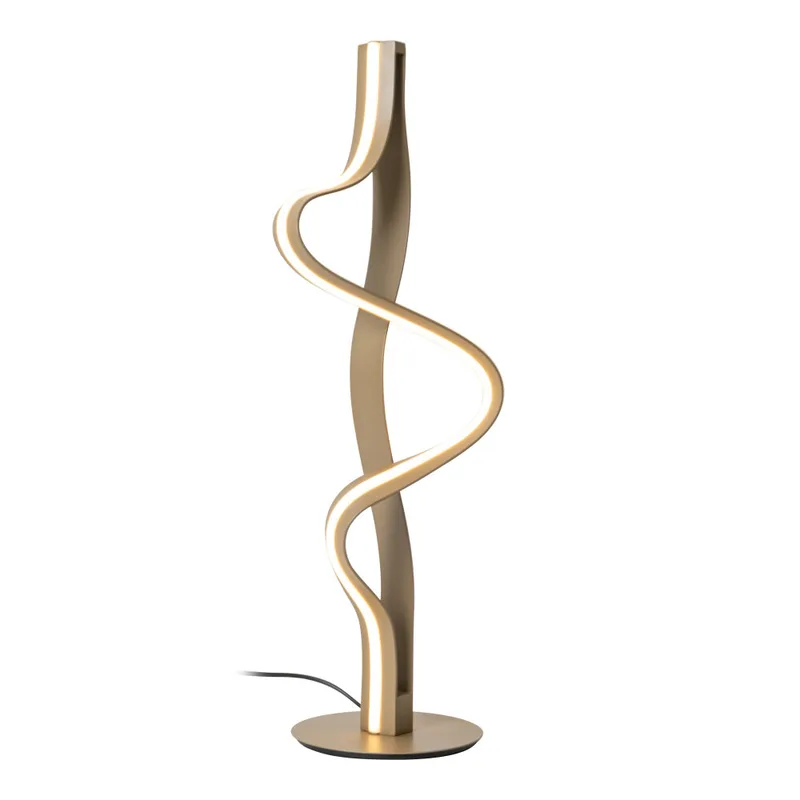 LAMBADA - Tafellamp - LED Dimb. - 1x19W 2700K - Champagne kleur - Premium de Lucide – photo produit