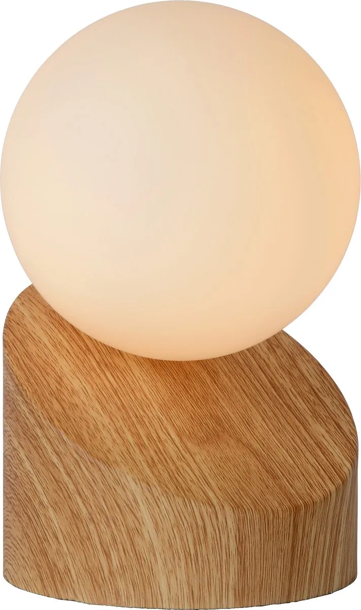 LEN - Tafellamp - Ø 10 cm - 1xG9 - Japandi de Lucide en Lichte houtlook – photo produit