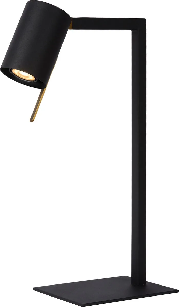 LESLEY - Bureaulamp - 1xGU10 (MR16) by Lucide in Black – product photo
