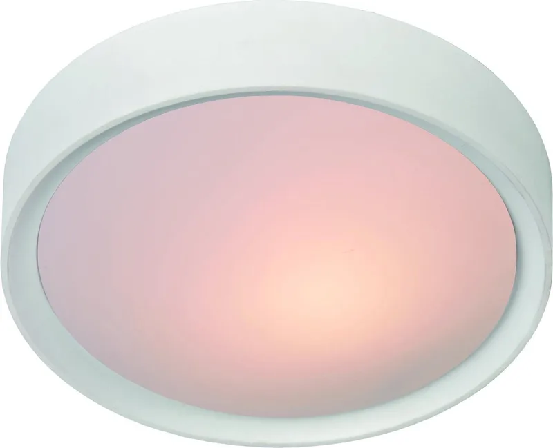 LEX - Plafonnière (Plafondlamp) - Ø 33 cm - 2xE27 van Lucide in Wit – productfoto