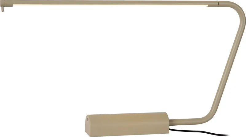 MADISON - Bureaulamp - LED Dimbaar - 1x9W 2700K de Lucide en Taupe – photo produit