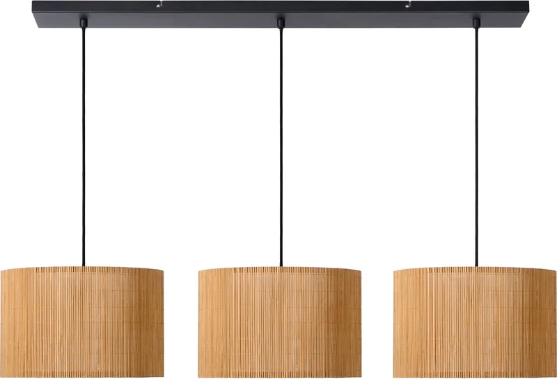 MAGIUS - Hanglamp - 3xE27 - Japandi fra Lucide i Natur – produktbillede