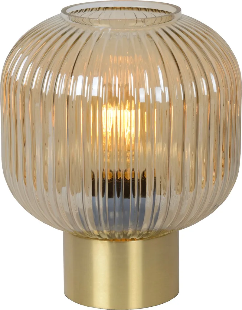 MALOTO - Tafellamp - Ø 20 cm - 1xE27 de Lucide en Amber – photo produit