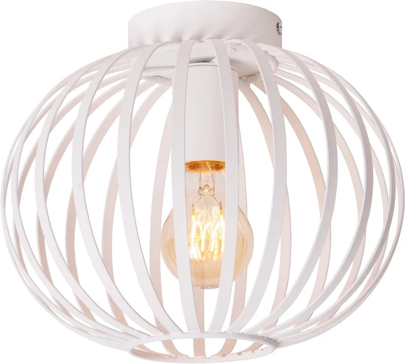 MANUELA - Plafonnière (Plafondlamp) - Ø 25 cm - 1xE27 von Lucide in Weiß – Produktfoto