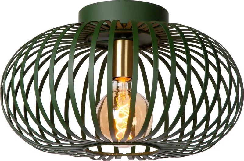 MANUELA - Plafonnière (Plafondlamp) - Ø 39,5 cm - 1xE27 fra Lucide i Grøn – produktbillede