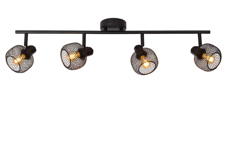 MAREN - Plafondspot - 4xE14 - Zwart de Lucide – photo produit