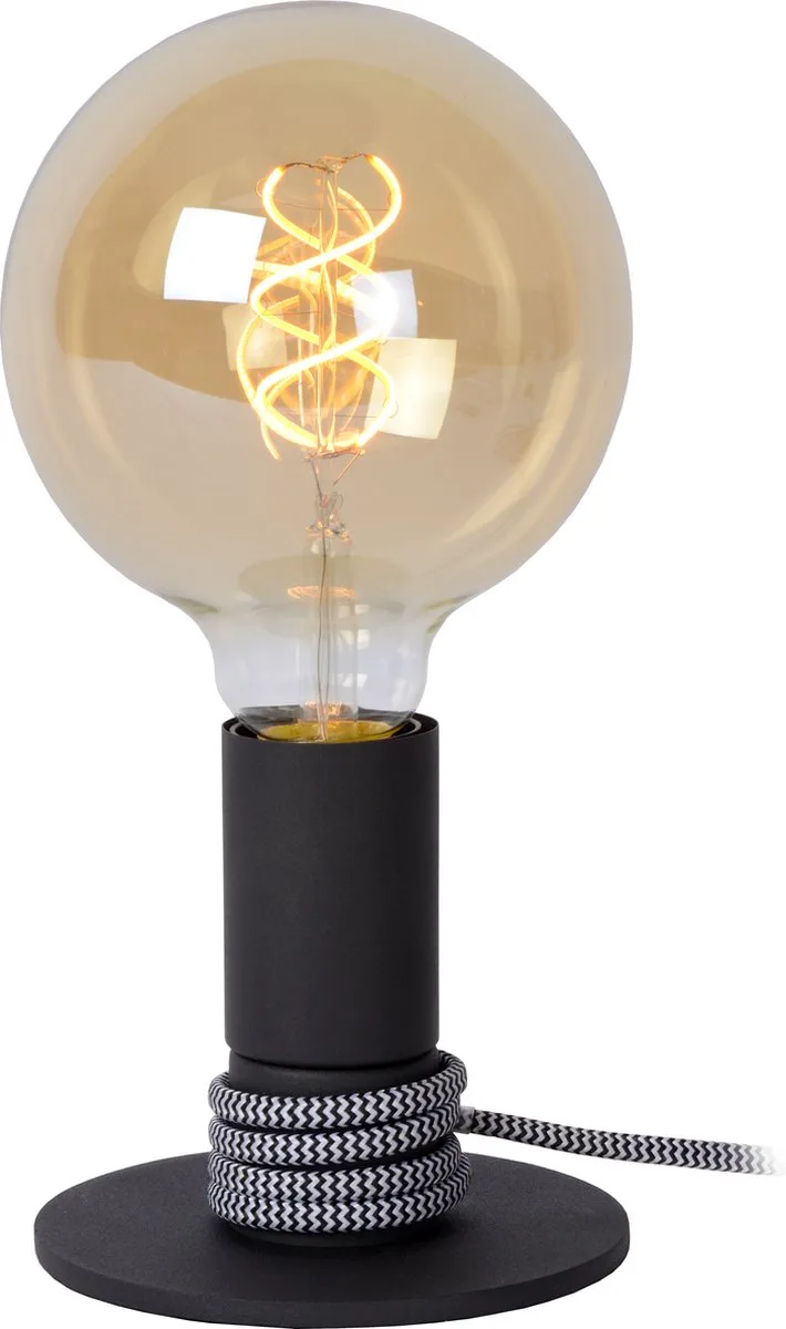 MARIT - Tafellamp - 1xE27 von Lucide in Schwarz – Produktfoto