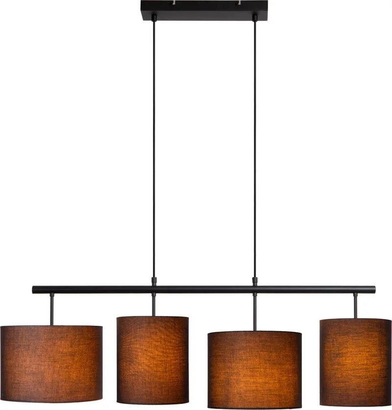 MAYA - Hanglamp - 4xE27 - Japandi från Lucide i Svart – produktbild